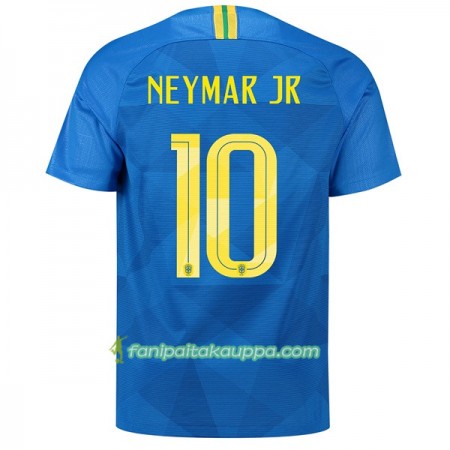 Jalkapallo Peliasut Brasilia Neymar Jr 10 MM 2018 Vieras Pelipaita